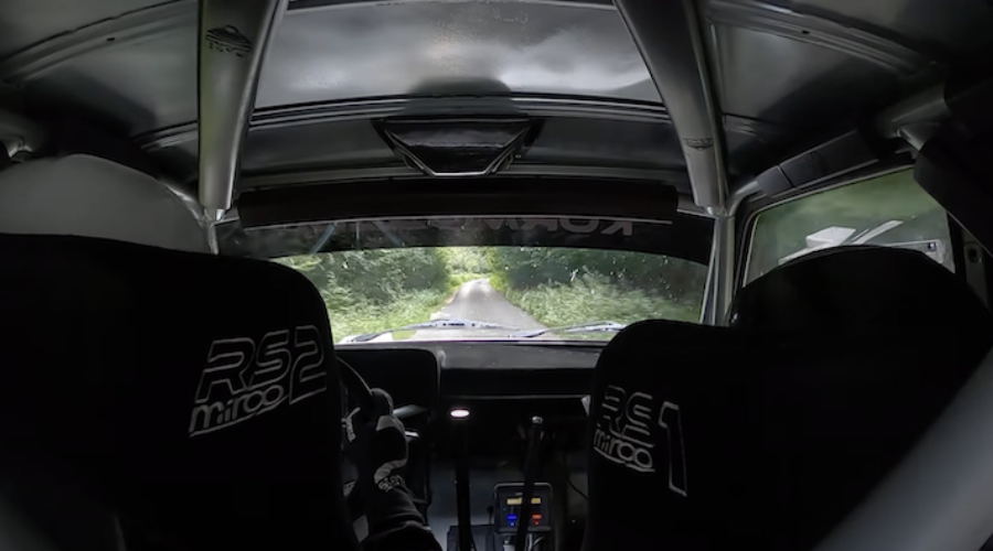 SS7 – Bakonybél-Kőrishegy – Hinger Dávid-Hoffmann Hanna – Győr Rally 2025 Belső videó!